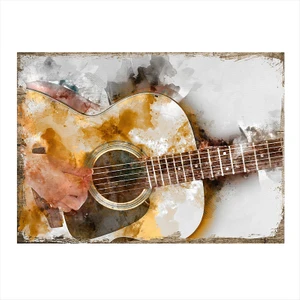 Klasik gitar Hediyelik Mdf Tablo