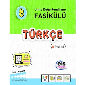 Eis Yayınları 8.Sınıf Türkçe Ünite Değerlendirme Fasikülü