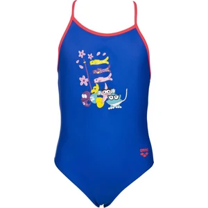 Girl One Piece Çocuk Mavi Yüzücü Mayo 003092704