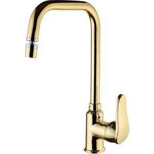Elmas Gold S-Line 360° Oynar Başlıklı Mutfak Evye Bataryası