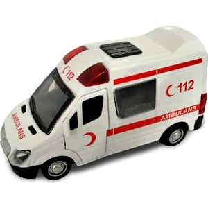 Kembay Oyuncak Metal Çek Bırak Ambulans Arabası
