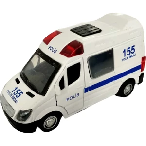 Kembay Oyuncak Metal Çek Bırak Polis Arabası