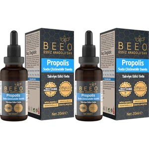 Bee' o  20 ml Suda Çözünür Propolis Damla 2'li
