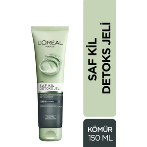L'Oréal Paris Saf Kil Detoks Jeli Işıltı Verici Etki ile Karma Ciltler İçin 150 ml Temizleyici