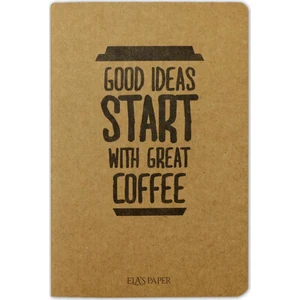 Ela's Paper Coffee Good Ideas Çizgisiz Defter