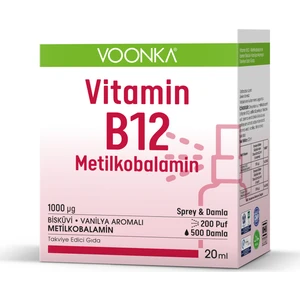 Vitamin B12 Metilkobalamin Damla/sprey 20 ml
