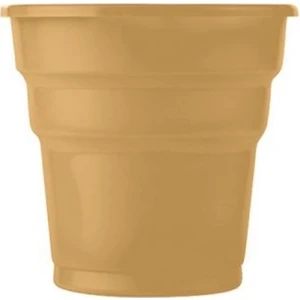 Renkli Plastik Bardak 25 Adet Gold