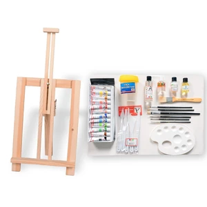 Ümraniye Hobi Sanat Ekonomik Mona Lisa Yağlı Boya Başlangıç Seti - Masaüstü Şovale