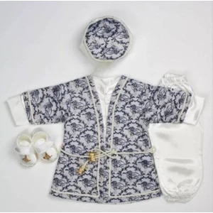 Petite Ponpon Baby Baby Osmanlı Tuğralı 5 Parça Mevlüt Takımı