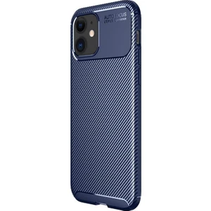 Apple iPhone 12 Deep Dizayn Auto Focus Tasarımlı Silikon Kılıf Lacivert