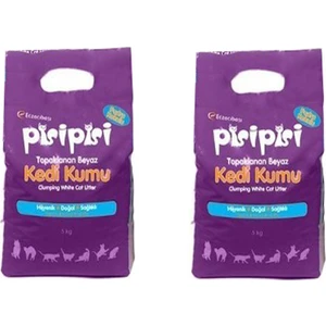 Pisi Pisi İnce Taneli Kedi Kumu 10 kg (12 Lt) x 2 Adet