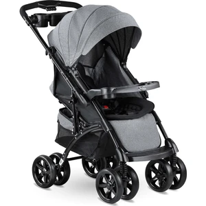 BH-609 Polo Çift Yönlü Bebek Arabası Gri