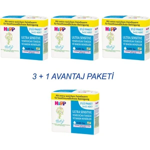 Babysanft Ultra Sensitive Yenidoğan Tem ve Bak Mendili 3X52
