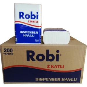 Z Katlamalı Dispenser Havlu 21 x 21.5 cm 200'LÜ x 12