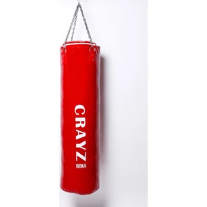 120X35 Kırmızı Kum Torbası Zincirli (Askı Aparatı ) Crayz