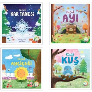Doğanın Eşsiz Hikâyeleri - Küçük Kar Tanesi - Küçük Kuş - Küçük Ayı - Küçük Ayçiçeği 4 Kitap Set