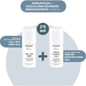 Be Bright Arbutin Kompleks Krem 33 ml + Be Bright Aha Bha Krem 33 ml