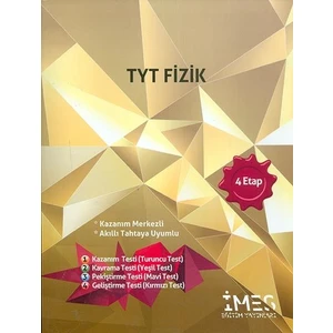 İmes Eğitim Yayınları Tyt Fizik 4 Etap Soru Bankası Çek Kopar Fasikülleri - Ufuk Tangıç Tatkan