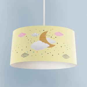 Mekta Home sarı ay ve bulutlu avize