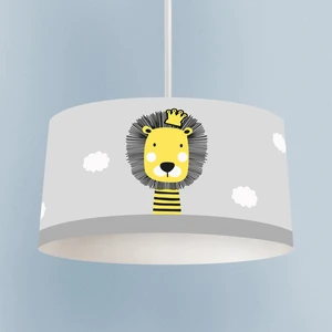 Mekta Home Aslan Desenli Gri Avize