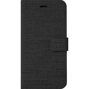 Fitcase Samsung Galaxy M30 (M305) Kılıf Fitcase Fabric Kapaklı Cüzdanlı Siyah