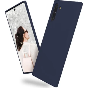 Fitcase Samsung Galaxy Note 10 (N970) Kılıf Nano Lansman Silikon Arka Kapak Lacivert