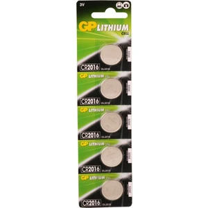 Gp CR2016-C5 3V Lityum Düğme Pil 5'li Paket
