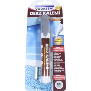 Çift Uçlu Su Bazlı Kokusuz Kalıcı Derz Kalemi Gri