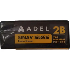2b Toz Bırakmaz Sınav Silgisi Siyah Tekli