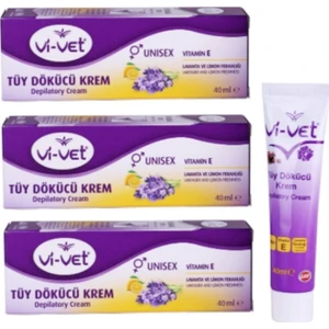 Tüy Dökücü Krem 40 ml x 3