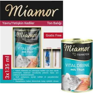 Tuna Ton Balıklı Kedi Çorbası 3X135 ml