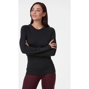 Helly Hansen Hh W Lıfa Merıno Mıdweıght Crew HHA.49378 HHA.990 Siyah Kadın Termal Içlik T-Shirt