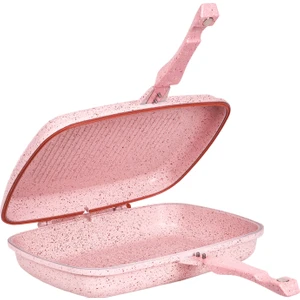 Granit İkiz Tava Pembe 36 cm
