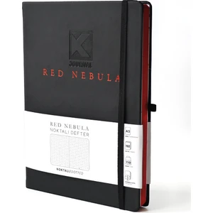 K-Journal Red Nebula Noktalı Defter