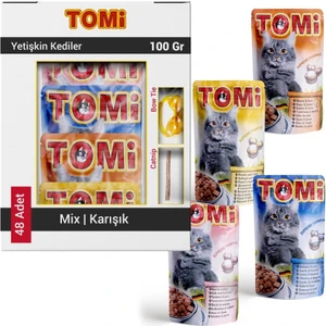 Pouch Karışık Kedi Konservesi 48X100 gr