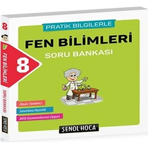 Şenol Hoca Yayınları LGS 8. Sınıf Pratik Bilgilerle Fen Bilimleri Soru Bankası