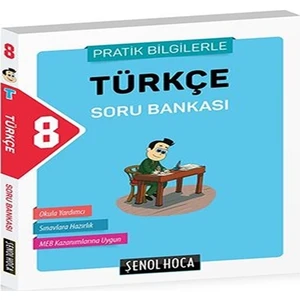 Şenol Hoca Yayınları LGS 8. Sınıf Pratik Bilgilerle Türkçe Soru Bankası