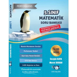 İdol Yayınları 5. Sınıf Performans Etkinlikli Matematik Soru Bankası