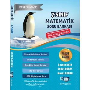 İdol Yayınları 7. Sınıf Performans Etkinlikli Matematik Soru Bankası