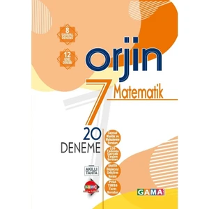 Gama Yayınları 7. Sınıf Orjin Matematik 20 Deneme