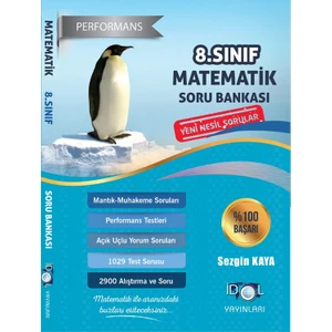 İdol Yayınları 8. Sınıf Performans Etkinlikli Matematik Soru Bankası