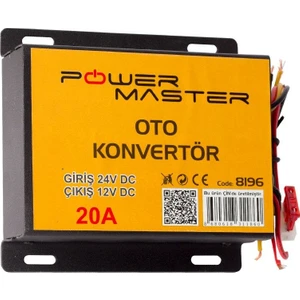 24-12 Volt 20 Amper Oto Konvertör PM-8196
