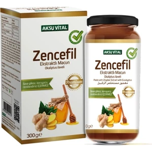 Aksu Vital Zencefil Ekstraktlı Macun (Okaliptus Ilaveli) 300 gr