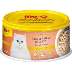 Me-O Delite Tavuklu Tahılsız Kedi Konservesi 80 gr (6 Adet)