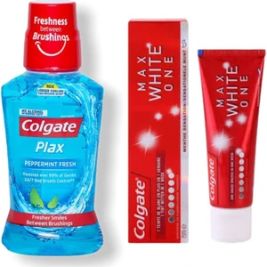 Plax Ağız Bakım Suyu 250ML + Colgate Max White Diş Macunu 75ML