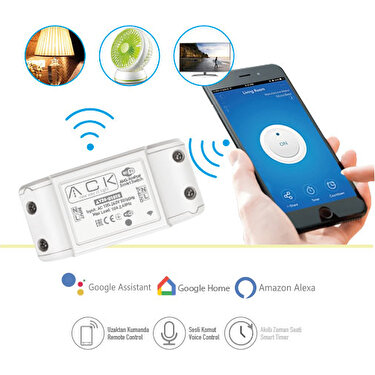 Ack Akıllı Ev Anahtarı Wi-Fi Smart Switch AY26-01010 Fiyatı