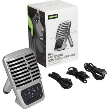 Shure MV51 Dijital Büyük Diyaframlı Kondenser Mikrofon Fiyatı