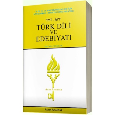 Altin Anahtar Yayinlari Tyt Ayt Turk Dili Ve Edebiyati Kitabi
