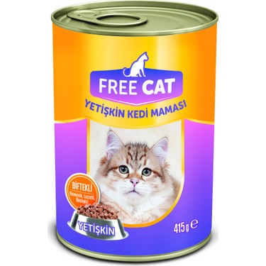 Free Cat Kedi Mama Biftek Yetiskin 415 Gr Fiyati