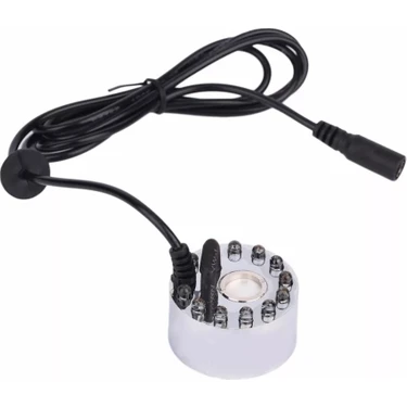 BMK Soğuk Buhar Jeneratörü Sis Yapıcı Nem Nozülü Kuluçka Bitki 12 LED Renkli Işık Sisleyici